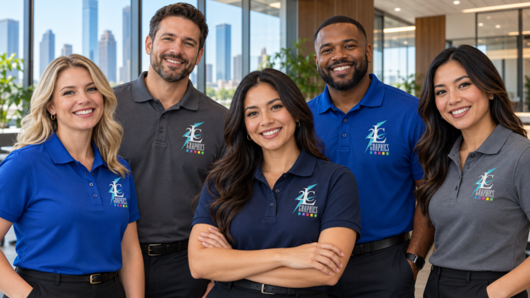 Embroidery Services in Houston Help Teams Look Unified at Events and Company Gatherings